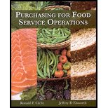 Purchasing for Food Service Operations image