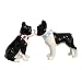 Kitchen & Housewares : BOSTON TERRIER Dogs KISSING Salt & Pepper Shakers New Gift