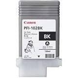 Canon Cartouche d'encre IPF500 600 700 PFI-102B noir pigment 0895B001 130ml