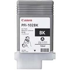 Canon Cartouche d'encre IPF500 600 700 PFI-102B noir pigment 0895B001 130ml