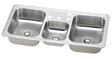 Elkay CMR43221 Celebrity Triple Kitchen Sink
