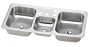 Elkay CMR43220 Celebrity Triple Basin Kitchen Sink