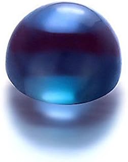 Jaz77 - Russian Lab Created Pulled Alexandrite True Color Change 4 mm (1 pc) AAA Round Cabochon Loose Gemstone