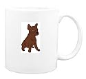 Mug with bulldog, dog, french, pet, animal