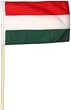 Fahne Flagge Ungarn 30 x 45 cm mit Stab