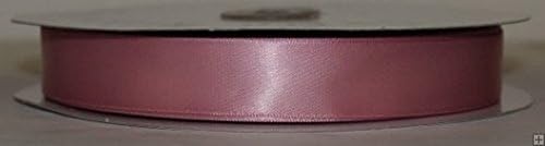 7/8" X 100 Yard Single Face Satin Ribbon Multi Colors ( Rose Mouve )