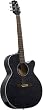 Takamine EG440C-STCQ NEX Cutaway Quilt Top Acoustic-Electric - Transparent Black