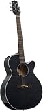 Takamine EG440C-STCQ NEX Cutaway Quilt Top Acoustic-Electric - Transparent Black