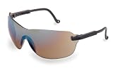 31ynV9dOnLL. SL160  Uvex S1803 Spitfire Safety Eyewear, Black Frame, Gold Mirror Ultra Dura Hardcoat Lens