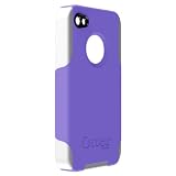 OtterBox Commuter Series Hybrid Case for AT&T and Verizon iPhone 4 (Purple/White) (Doesn't support iPhone 4S)