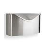 Umbra 460322-592 Postino Wall-Mount Mailbox, Stainless Steel
