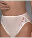 Wacoal Women's Feather Embroidery Hi-cut Brief Panty, Blue Haze