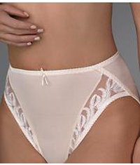 31ynXrL6sGL Wacoal Womens Feather Embroidery Hi cut Brief Panty, Blue Haze