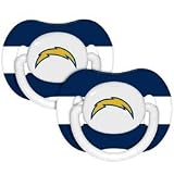 San Diego Chargers Pacifiers 2 Pack Safe BPA Free