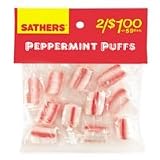 Sathers Peppemint Puffs Candy - 2 Oz Bag, 12 Ea