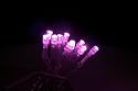 6 sets - Battery LED Fairy Lights PINK 10 Bulbs