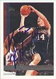 Keith Van Horn, New Jersey Nets, 1997 Topps Autographed Card
