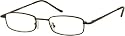 Sunoptic OR38E Black Reading Glasses - Strength +2.00 Incl. Pouch