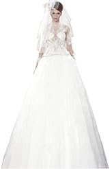 Chiffon/Taffeta/Tulle Beaded Crystal Fitted Crystals Applique Lace  Dress