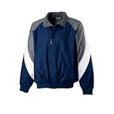 Augusta Youth Tri-Color Nylon Jacket/Fleece Lined 5676