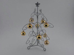 ORNAMENT TREE SILVER - ORNAMENT TREE, SILVER. - Christmas Ornament