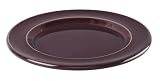Emile Henry - 378865 - Lot de 4 Assiettes à pain - céramique émaillée - coloris figue - Ø 15 cm