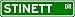 STINETT Street Sign ~ Personalized Family Lastname Sign ~ Gameroom, Basement, Garage Sign Novelty** METAL ALUMINUM