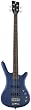 Warwick Corvette Rockbass Basic Active Bass Guitar (4 String, Oil Finish, Ocean Blue)