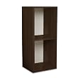 Way Basics Cube Plus Eco-Friendly 2-Shelf Storage Unit, Espresso Wood Grain