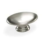 Review Laurey  / Laurey 38mm Nantucket Oval Knob - Satin Pewter