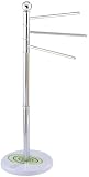 Kitchen & Housewares : Wenko Towel Stand w. 3 Arms Cha Circles green