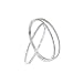 14K White Gold Bead Set 1 3/8 ct. Diamond Stackable "Eternity" Bangle Bracelet