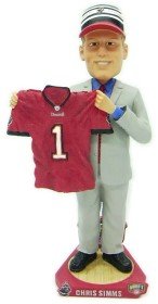 Tampa Bay Buccaneers Chris Simms Draft Pick Forever Collectibles Bobble Head