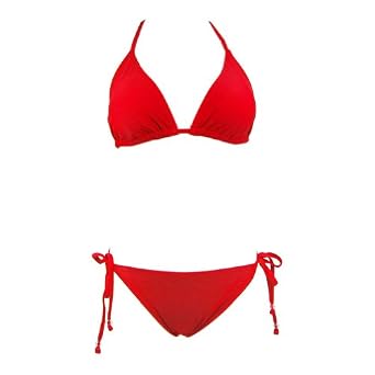 Buy 2 Pc Bikini Set Red Top & Bottom by Marina West