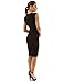 PattyBoutik Women's Boat Neck Sleeveless Sheath Dress