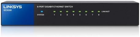 Linksys 8-Port Metallic Gigabit Switch (SE3008)