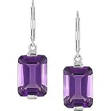 Sterling Silver Amethyst Earrings