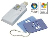 USB Smart Card Reader with SIM Card Adapter