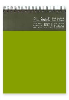 Flip-Sketch Book 9X12 Fern