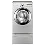 LG : DLE2301W 27in Electric Dryer with 7.3 cu. ft. Capacity, LED display - White