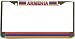 Armenia Armenian Flag Chrome License Plate Frame Holder