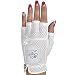 Lh lady clssic cabretta half glove white md