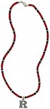 Rutgers Scarlet Knights Men's Wood Bead Necklace