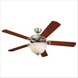 English Pewter Ornate Elite Ceiling Fan