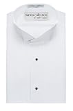 Tuxedo Shirt - 1/4 inch pleat wing collar construction (20 - 38/39)