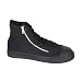 Demonia Men's TYRANT-106ST, Canvas High Top 2 Zipper Steel Toe Sneaker