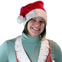 Sale - Adult Red Plush Santa Hat - Sale