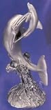 Diamond-Cut Dolphin with Baby Dolphin