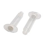 uxcell ディスペンサーバレル シリンジバレル グルー カートリッジ 3CC クリア 5本入り