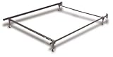 Twin or Full Metal Bed Frame with Casters